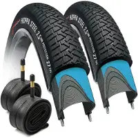 Merkloos Set aus 2 pannensicheren Fatbike-Reifen, 20 x 4.0