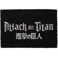 SD Toys Fußmatte, 60 x 40 cm, Logo Attack on Titan
