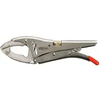 Ks Tools Gripzange, gezahnt, bewegliche Spannbacken, 0-85mm