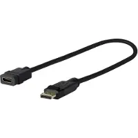 VivoLink PRODPADAPHDMI4K, 0,2 m, DisplayPort, HDMI, Stecker, Buchse, Gerade