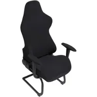 Sonstiges Gaming-Stuhlhussen, ergonomisch, dehnbar, für Büro- und Computerstuhl, Rennstil, Schwarz