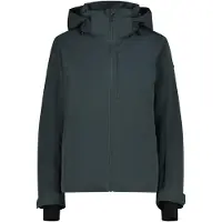 CMP Damen Skijacke Clima Protect mit abnehmarer Kapuze grün 36