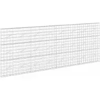 Syfax Gabione mit 3,5 mm Draht und 10x10 cm Maschen 400x10x150 cm