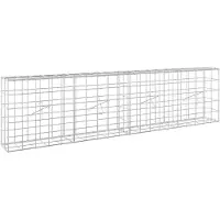Syfax Gabione mit 3,5 mm Draht und 10x10 cm Maschen 200x20x50 cm