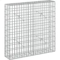Syfax Gabione mit 3,5 mm Draht und 5x10 cm Maschen 100x20x100 cm