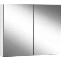 Schneider EASY Spiegelschrank, ohne Beleuchtung, 2 Türen, Bandung links u. rechts, 995x120x700mm, 177.100.00.02