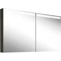 Schneider ARANGA TW Lichtspiegelschrank, 2 Türen, 1395x120x700mm, Lichtbänder oben, 160.540.02.44
