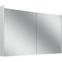 Schneider OBJECT Line Superior LED Spiegelschrank, 2 Türen 60/60cm, 1195x123x743mm, Beleuchtung obe