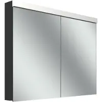 Schneider LOW plus LED Spiegelschrank, 2 Türen 50/50cm, 995x120x747mm, Beleuchtung oben