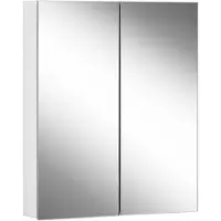 Schneider EASY Spiegelschrank, ohne Beleuchtung, 2 Türen, Bandung links u. rechts, 595x120x700mm, 177.061.00.02