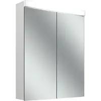 Schneider LOW basic 15 LED-Lichtspiegelschrank, 2 Türen 30/30cm, 595x147x747mm, 171.461.02.0201, Ausführung: EU-Norm/Korpus weiss/3000K