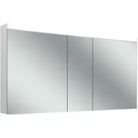 Schneider LOW plus 15 LED Spiegelschrank, 3 Türen 60/30/60cm, 1495x147x747mm, Beleuchtung oben