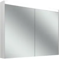 Schneider OBJECT Line Comfort LED Spiegelschrank, 2 Türen 50/50cm, 995x123x743mm, Beleuchtung oben