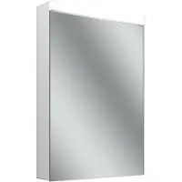 Schneider CARE LED Spiegelschrank, 595x867mm, Türanschlag re., Beleuchtung oben, Steckdose li. unte