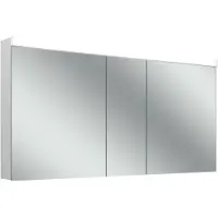 Schneider LOW basic 15 LED-Lichtspiegelschrank, 3 Türen 60/30/60cm, 1495x147x747mm, 171.550.02.02, Ausführung: EU-Norm/Korpus weiss/4000K