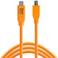 Tether Tools TetherPro USB-C auf 2.0 Mini-B 8-pin 4,6 m Orange