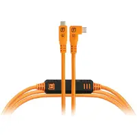 Tether Tools TetherPro Optima 10G USB-C, 15' (4,6m), gerade nach rechts orange