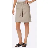 HEINE Jeansrock "Jeans-Rock Jeansrock im weichen Baumwoll-Stretch", Damen, Gr. 46, beige, Web, Stoff, , Casual, Röcke Jeansrock