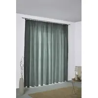 Wirth Vorhang "Niederau" Gr. 4, blau (petrol), B:132cm H:245cm, Jacquard, Polyacryl, Polyester, Gardinen, Vorhang