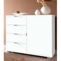 Priess Sideboard , weiß (weiß, weiß), B:82cm H:71cm T:38cm, Sideboards, Sideboard, Breite 82 cm