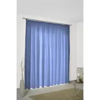 Wirth Vorhang "SUNBONE" Gr. 5, blau, B:132cm H:255cm, Polyester, Gardinen, Vorhang