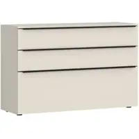 Tom Tailor Kommode HOME, light taupe, B:110cm H:74cm T:42cm, Holzwerkstoff, Melamin, Spanplatte, Sideboards, Kommode, Lowboard, Breite 110 cm,1 Klappe,2 Schubladen, viel Stauraum