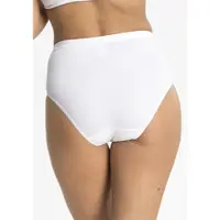 Speidel Maxislip "Everyday", Damen, Gr. 50, weiß, Obermaterial: 92% Baumwolle, 8% Elasthan, unifarben, Unterhosen Maxislip, bequem, elastisch, basic, breiter Bund, Baumwollmix