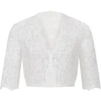 Nübler Dirndlbluse NÜBLER "Dirndlbluse kurzarm Gea", Damen, Gr. 44, weiß, Obermaterial: 92% Nylon NY. 8% Elasthan EL., Blusen Dirndlbluse, Topseller
