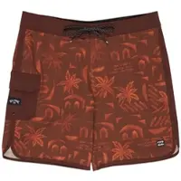Billabong Boardshorts "73 Pro", Herren, Gr. 33(M/L), Normalgrößen, braun (burnt rot), Obermaterial: 72% Polyester, 20% Baumwolle, 8% Elasthan., Hosen Boardshorts