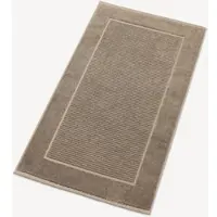 Christy Badematte "Supreme", braun (mocha), H:7mm, Baumwolle, Badematten, Badematte, Premium Badematte in Luxusqualität 1000g/m2, 50 x 90, 2er Set