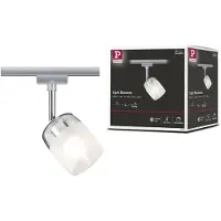 Paulmann URail Blossom Spot, chrom/klar/satiniert