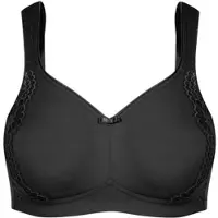 Susa Minimizer-BH "Minimizer ohne Bügel London", Damen, Gr. 105, Cup E, schwarz, Obermaterial: 76% Polyamid PA. 24% Elasthan EL., BHs Minimizer-BH