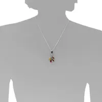 Ostsee-Schmuck Kette mit Anhänger "- Elena - Silber 925/000 - Bernstein" Gr. 42, silber (silber 925, silberfarben, weiß), Schmuck_Sets, Damen, 42, Silber 925 (Sterlingsilber), Kette mit Anhänger