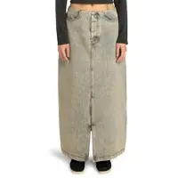 Element Jeansrock "Maxi", Damen, Gr. 29, beige (bleach tint), Obermaterial: 70% Baumwolle, 30% Baumwolle., Röcke Jeansrock