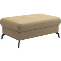 Sit&More Polsterhocker SIT & MORE "Morris", beige (cappuccino), B:103cm H:44cm T:69cm, Hocker, Polsterhocker, mit praktischen Stauraum