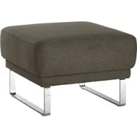 Home affaire Hocker "Apiro", braun (coffee), B:65cm H:47cm T:65cm, Hocker, Hocker, passend zur Serie Aprio in Stoff