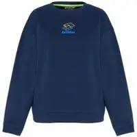 Lotto Sweatshirt , Damen, Gr. S (36), blau (peacoat), 80% Cotton, 20% Polyester, bedruckt, Rundhals, Bündchen, Sweatshirts Sweatshirt, - mit plakativem Rückenprint