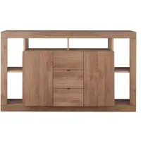Home affaire Sideboard "Rimini", braun (mercure nb holzstruktur), B:172cm H:102cm T:42cm, Sideboards, Sideboard, mit 2 Türen und 3 Schubkästen