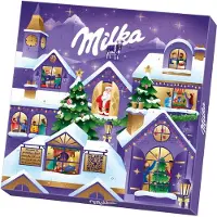 Milka Adventszauberkalender, Alpenmilch-Schokolade mit Dorfmotiv, 238 g