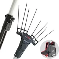 Zanon Albatros AL300 - Elektrischer Akku-Olivenschüttler mit Rucksackbatterie 50.4V 15.9Ah - Teleskopschaft 210/340 cm