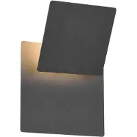 TRIO LED-Wandleuchte Mio, schwarz matt, Breite 18 cm, Metall