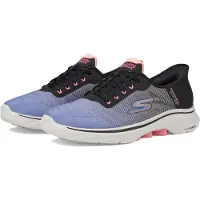 SKECHERS Damen Go Walk 7 Schuhe, Schwarze Textil-Besatz, 40 EU