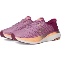 SKECHERS Max Cushioning Propulsion-Sneaker für Damen, Raspberry Textile Orange T