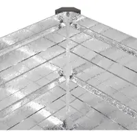 vidaXL Hochbeet im Garten Verzinktes Silber 160 x 40 x 24 cm Stahl