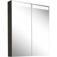 Schneider ARANGA TW Lichtspiegelschrank, 2 Türen, 695x120x700mm, Lichtbänder oben, 160.470.02.44