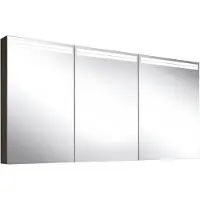 Schneider ARANGA TW Lichtspiegelschrank, 3 Türen 50/50/50, 1495x120x700mm, Lichtbänder oben, 160.551.02.44
