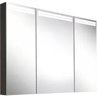 Schneider ARANGA TW Lichtspiegelschrank, 3 Türen, 995x120x700mm, Lichtbänder oben, 160.501.02.44