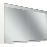 Schneider FILO HCL Spiegelschrank, Unterputz, Lichtband oben, 1295x147x759mm, 2 Türen, 2 Steckdosen