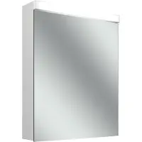 Schneider LOW basic 15 LED-Lichtspiegelschrank, eine Tür 50cm, wechselbarer Anschlag, 495x147x747mm, 171.450.02.0201, Ausführung: EU-Norm/Korpus weiss/3000K