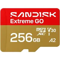 SanDisk MicroSDXC Extreme Go 256GB 240/160MB/s UHS-I- 5K- 4K UHD- U3- V3